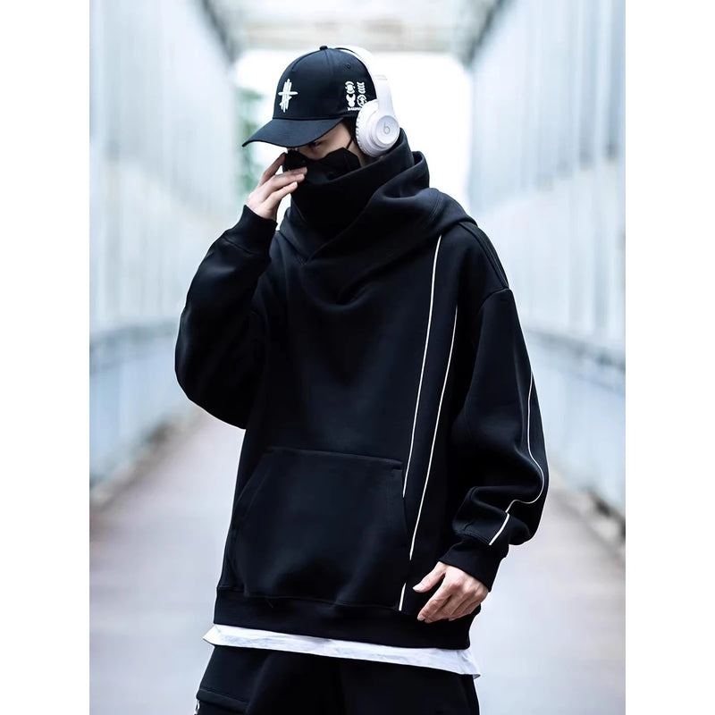 Streetwear Pullover Sweatshirts Oversized Cotton