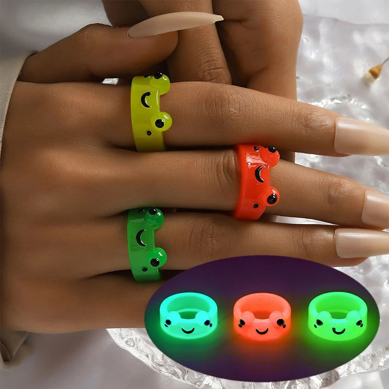 Luminous Rings for Women Finger Jewelry Gifts