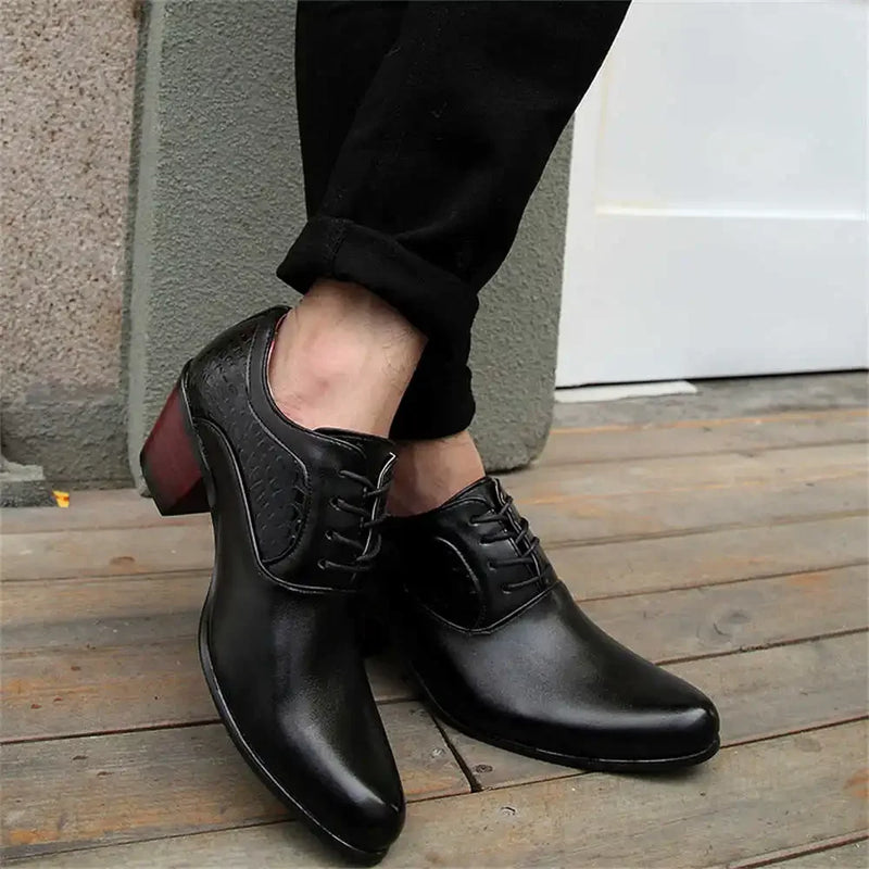 Thick-heeled Sneakers Dress Man