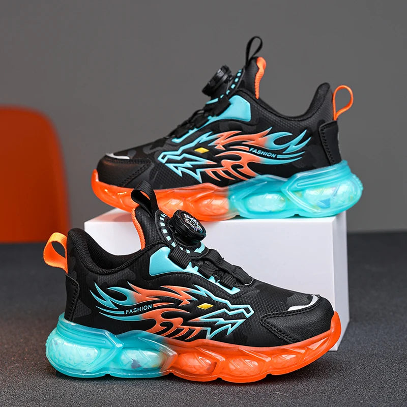 Kids Shoes Boy Casual Sneakers Platform Comfortable Children School Sports Tenis Boy Shoes Children's Basketball Shoes